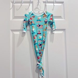 Little Sleepies Newborn Knotted Gown